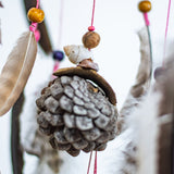 Positive Vibes Home Gift: Handmade 3D Dreamcatcher with Healing Crystals, Rainbow Pastel Decor for Chakra Balancing, Stress Relief Positive Vibes Home Gift: Handmade 3D Dreamcatcher with Healing Crystals, Rainbow Pastel Decor for Chakra Balancing, Stress Relief