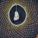 Boho Dreamcatcher for Protection with Large Feathers, Healing Crystals Boho Dreamcatcher for Protection with Large Feathers, Healing Crystals