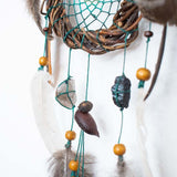 Gemstone Dreamcatcher 6" Handmade • Willow Hoop & Natural Feathers • Healing Crystals Wall Hanging • Earthy Tones Boho Decor Gemstone Dreamcatcher 6" Handmade • Willow Hoop & Natural Feathers • Healing Crystals Wall Hanging • Earthy Tones Boho Decor