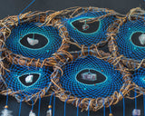 Attrape-rêves extra large unique en son genre, tapisserie murale nature attrape-rêves écologique fait à la main, espace de méditation, protection Attrape-rêves extra large unique en son genre, tapisserie murale nature attrape-rêves écologique fait à la main, espace de méditation, protection