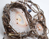 Crystal catcher spiritual artwork with healing stones for protection Crystal catcher spiritual artwork with healing stones for protection