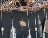 Crystal-Adorned Willow Dreamcatcher – Artisan Wall Hanging for Serenity, Energy Balance, and Restful Sleep Crystal-Adorned Willow Dreamcatcher – Artisan Wall Hanging for Serenity, Energy Balance, and Restful Sleep