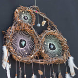 Crystal-Adorned Willow Dreamcatcher – Artisan Wall Hanging for Serenity, Energy Balance, and Restful Sleep Crystal-Adorned Willow Dreamcatcher – Artisan Wall Hanging for Serenity, Energy Balance, and Restful Sleep