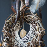 Crystal wall decor hangings dreamcatcher rustic feather mobile, Unique crystal decor dream catcher wood mobile, Healing birthday, Shaman art ArMoniZar Crystal wall decor hangings dreamcatcher rustic feather mobile, Unique crystal decor dream catcher wood mobile, Healing birthday, Shaman art ArMoniZar