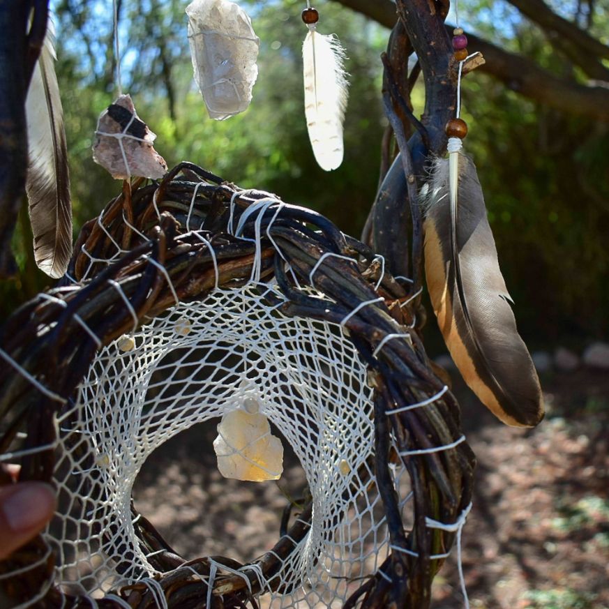 Dreamcatcher Crystal Mindfulness art mobile Anxiety gifts Home clearing protection ArMoniZar Dreamcatcher Crystal Mindfulness art mobile Anxiety gifts Home clearing protection ArMoniZar