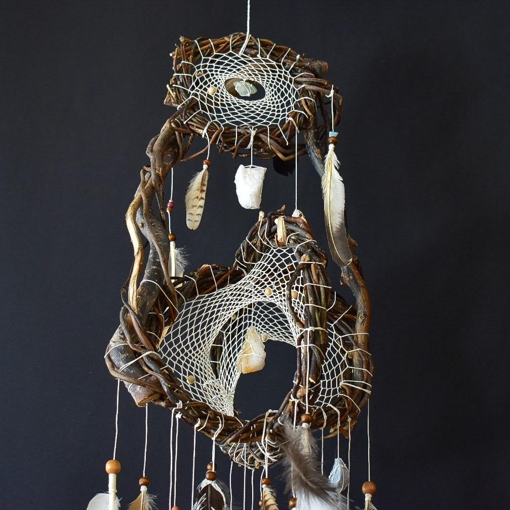 Dreamcatcher Crystal Mindfulness art mobile Anxiety gifts Home clearing protection ArMoniZar Dreamcatcher Crystal Mindfulness art mobile Anxiety gifts Home clearing protection ArMoniZar
