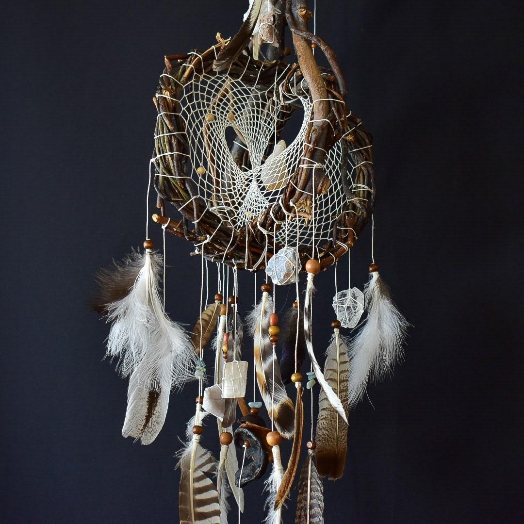 Dreamcatcher Crystal Mindfulness art mobile Anxiety gifts Home clearing protection ArMoniZar Dreamcatcher Crystal Mindfulness art mobile Anxiety gifts Home clearing protection ArMoniZar