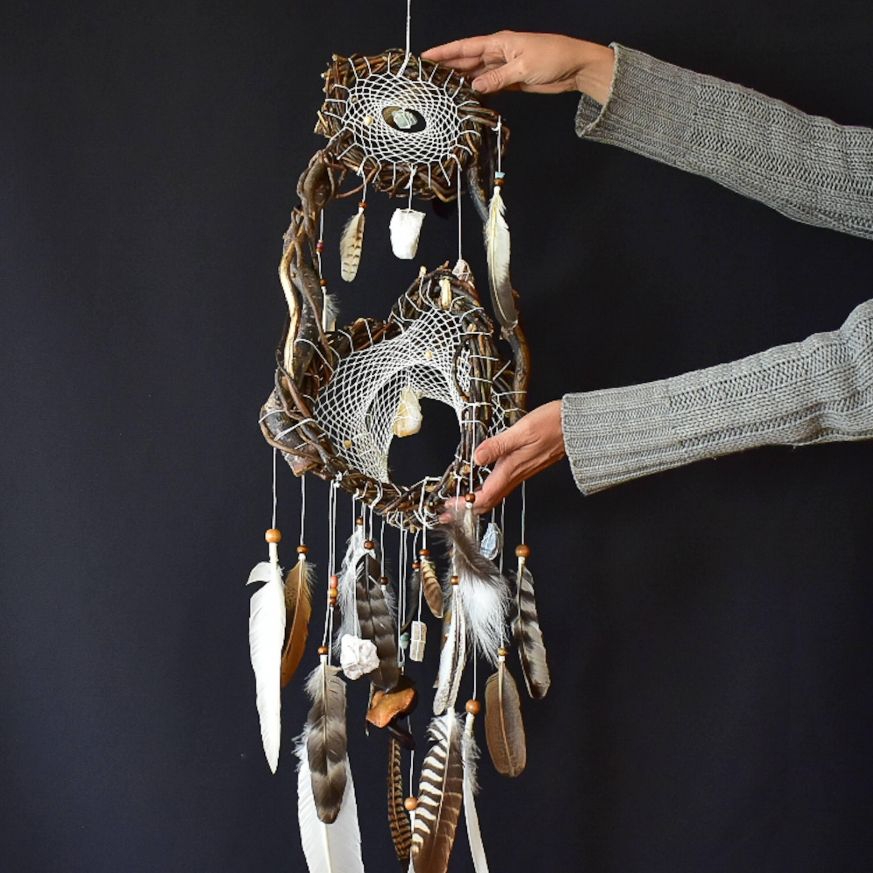 Dreamcatcher Crystal Mindfulness art mobile Anxiety gifts Home clearing protection ArMoniZar Dreamcatcher Crystal Mindfulness art mobile Anxiety gifts Home clearing protection ArMoniZar