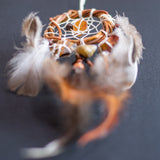 Boho Car Charm Dreamcatcher with Tiger’s Eye & Citrine – Spiritual Protection, Positive Energy and  Handmade Amulet for Travel Safety Boho Car Charm Dreamcatcher with Tiger’s Eye & Citrine – Spiritual Protection, Positive Energy and  Handmade Amulet for Travel Safety