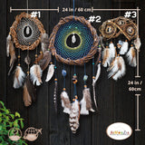 Attrape-rêves fait à la main, attrape-rêves en bois fait à la main, lot de 3, attrape-rêves en cristal de bois, décoration murale pour chambre au-dessus du lit Attrape-rêves fait à la main, attrape-rêves en bois fait à la main, lot de 3, attrape-rêves en cristal de bois, décoration murale pour chambre au-dessus du lit