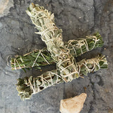 White Sage as the base | Hand-harvested with intention | Crafted for spiritual cleansing and sacred rituals White Sage as the base | Hand-harvested with intention | Crafted for spiritual cleansing and sacred rituals