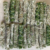 Organic White Sage, Natural Lavender, Dried Rue Herb, Natural Camphor, Cotton Thread Organic White Sage, Natural Lavender, Dried Rue Herb, Natural Camphor, Cotton Thread