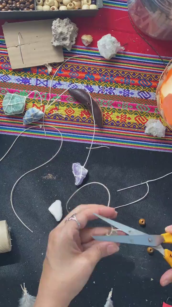 White dreamcatchers crystal,  Spiritual dream catcher shamanic macrame wall decor, Powerful stone, house blessing, Sacred circle catcher White dreamcatchers crystal,  Spiritual dream catcher shamanic macrame wall decor, Powerful stone, house blessing, Sacred circle catcher