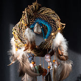 Conjunto de cristal para la ansiedad, protección Dream Catcher para el hogar, Abundancia prosperidad