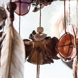 Conjunto de cristal para la ansiedad, protección Dream Catcher para el hogar, Abundancia prosperidad