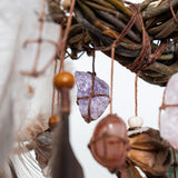 Conjunto de cristal para la ansiedad, protección Dream Catcher para el hogar, Abundancia prosperidad