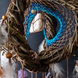 Conjunto de cristal para la ansiedad, protección Dream Catcher para el hogar, Abundancia prosperidad