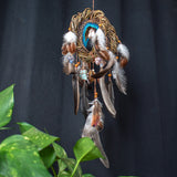 Conjunto de cristal para la ansiedad, protección Dream Catcher para el hogar, Abundancia prosperidad