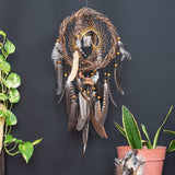 Conjunto de cristal para la ansiedad, protección Dream Catcher para el hogar, Abundancia prosperidad