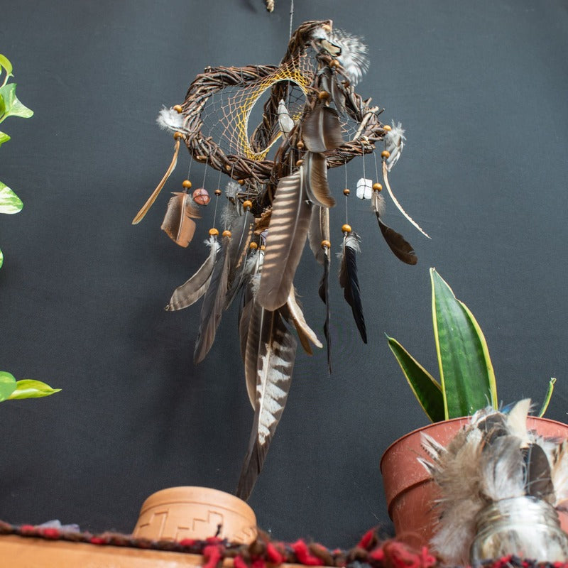 Conjunto de cristal para la ansiedad, protección Dream Catcher para el hogar, Abundancia prosperidad
