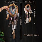 Positive Vibes Home Gift: Handmade 3D Dreamcatcher with Healing Crystals, Rainbow Pastel Decor for Chakra Balancing, Stress Relief