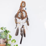 3D Crystal Dreamcatcher Mobile: Spiritual Protection, Boho Wall Decor, Meditation Room, Chakra Cleansing, Anxiety & Stress Relief Tool