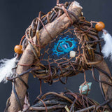 Mobile attrape-rêves en cristal 3D : protection spirituelle, décoration murale bohème, salle de méditation, nettoyage des chakras, outil de soulagement de l'anxiété et du stress