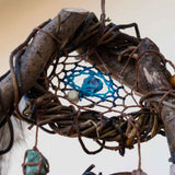Mobile attrape-rêves en cristal 3D : protection spirituelle, décoration murale bohème, salle de méditation, nettoyage des chakras, outil de soulagement de l'anxiété et du stress