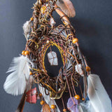 Attrape-rêves en cristal Art de pleine conscience Mobile Cadeaux d'anxiété Protection de nettoyage à domicile