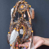 Attrape-rêves en cristal Art de pleine conscience Mobile Cadeaux d'anxiété Protection de nettoyage à domicile