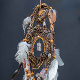 Attrape-rêves en cristal Art de pleine conscience Mobile Cadeaux d'anxiété Protection de nettoyage à domicile