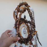 Attrape-rêves en cristal Art de pleine conscience Mobile Cadeaux d'anxiété Protection de nettoyage à domicile