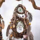 Attrape-rêves en cristal Art de pleine conscience Mobile Cadeaux d'anxiété Protection de nettoyage à domicile