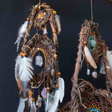 Attrape-rêves en cristal Art de pleine conscience Mobile Cadeaux d'anxiété Protection de nettoyage à domicile