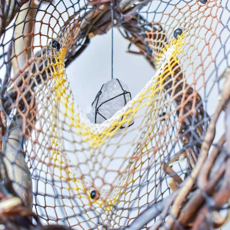 Large Dreamcatcher, Earth-Toned Charm