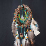 Conjunto de cristal para la ansiedad, protección Dream Catcher para el hogar, Abundancia prosperidad