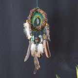 Conjunto de cristal para la ansiedad, protección Dream Catcher para el hogar, Abundancia prosperidad