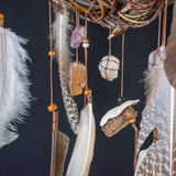 Dreamcatcher Crystal Mindfulness art mobile Regalos de ansiedad Protección de limpieza del hogar