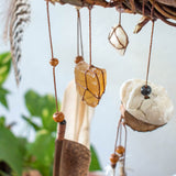 Dreamcatcher Crystal Mindfulness art mobile Regalos de ansiedad Protección de limpieza del hogar