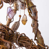 Spiritual Dreamcatcher Healing, 3D Double Art, 13 Crystal Energy Decor