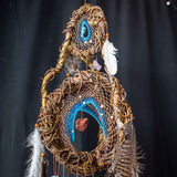 Spiritual Dreamcatcher Healing, 3D Double Art, 13 Crystal Energy Decor