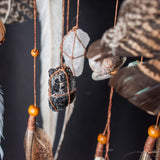 Spiritual Dreamcatcher Healing, 3D Double Art, 13 Crystal Energy Decor