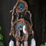 Dreamcatcher Crystal Mindfulness art mobile Regalos de ansiedad Protección de limpieza del hogar