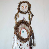Dreamcatcher Authentic - 3D Wooden 13 Crystal Large Ceremonial Art