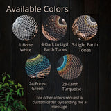 Atrapasueños de sauce adornado con cristales: un colgante de pared artesanal para la serenidad, el equilibrio energético y un sueño reparador.