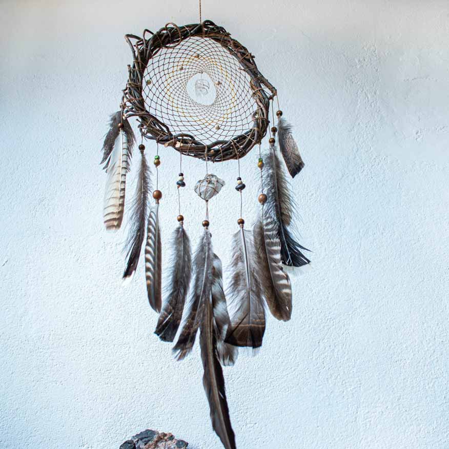 Authentic energy crystals dream catcher 3 sizes bedroom decor boho ArMoniZar