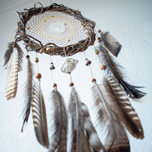 Authentic energy crystals dream catcher 3 sizes bedroom decor boho ArMoniZar