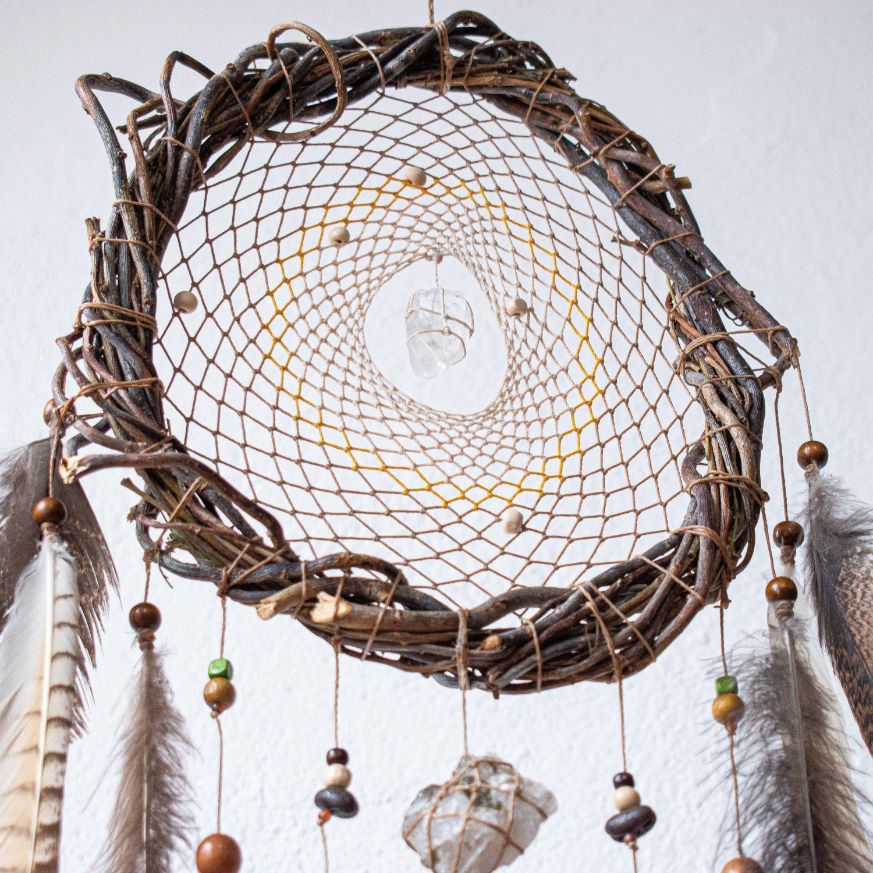 Authentic energy crystals dream catcher 3 sizes bedroom decor boho ArMoniZar