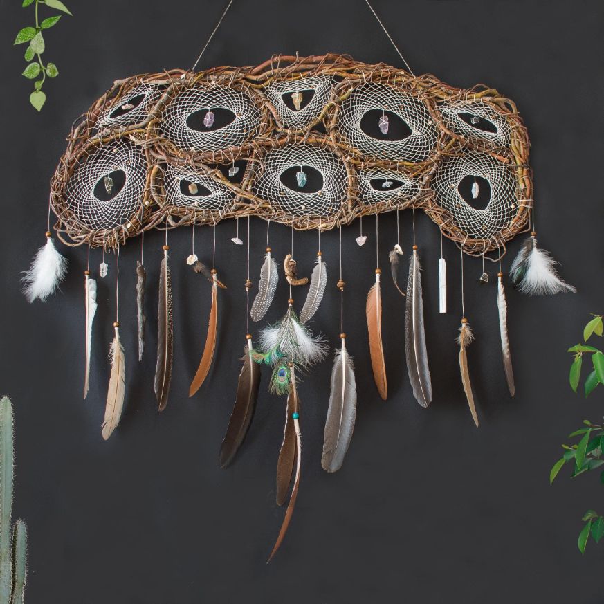 Big Dream Catcher, mystical and breathtaking art, gift Native American culture dream catchers ArMoniZar