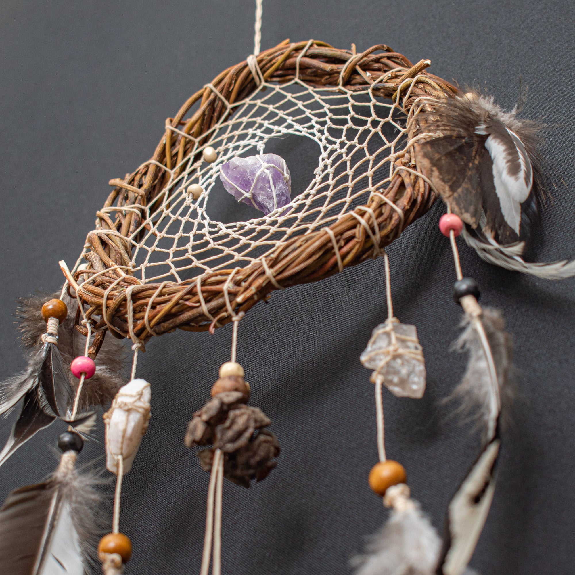 INFUNLY 2 Sets Large Dream Catcher Kit Blue Double Ring Dream Catcher Kit For Adults Beginners Make Your Own Purple Dreamcatcher Wall Hanging Ornament Kit With Instruction For Home Decor Girl